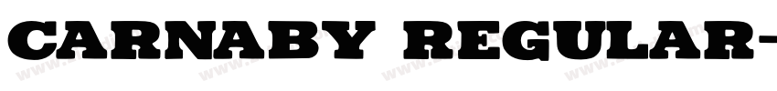 Carnaby Regular字体转换
